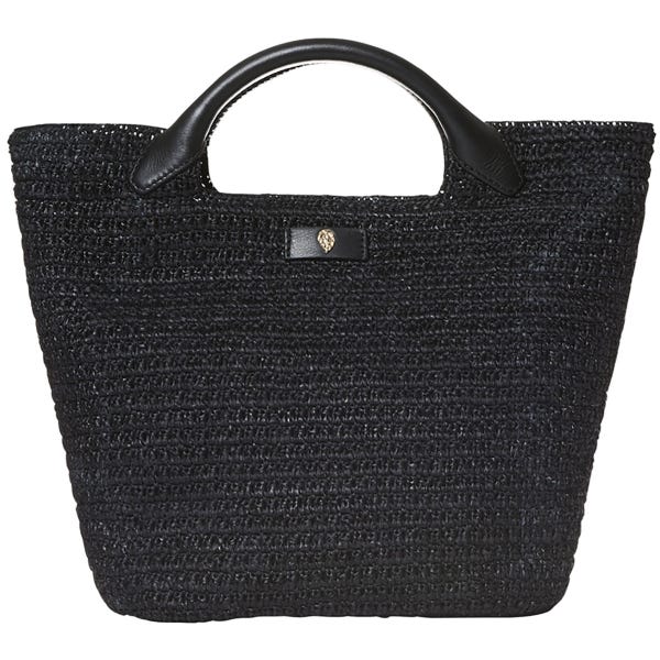 Helen Kaminski Cassia Small Basket in Charcoal,Black